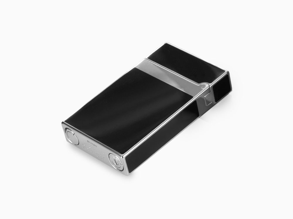 S.T. Dupont Ligne 2 Lighter, Lacquer, Palladium trim, Black, 016296