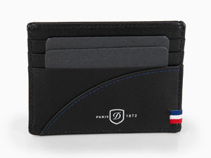 S.T. Dupont Défi Millennium Credit card holder, Leather, Black, 6 Cards, 172004