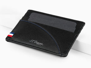 S.T. Dupont Défi Millennium Credit card holder, Leather, Black, 6 Cards, 172004