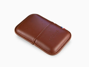 S.T. Dupont Ligne 2 Lighter Case, Full-grain Cowhide, Soft, Brown, 183071