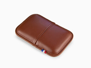 S.T. Dupont Ligne 2 Lighter Case, Full-grain Cowhide, Soft, Brown, 183071