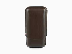 S.T. Dupont Atelier Brown Cigar Case, Triple, Leather, Brown, 183142