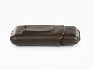 S.T. Dupont Atelier Brown Cigar Case, Triple, Leather, Brown, 183142