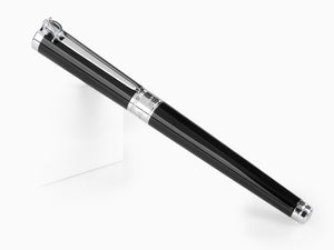 S.T. Dupont Sword Fountain Pen, Lacquer, Palladium trim, Black, 290102