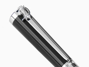 S.T. Dupont Sword Fountain Pen, Lacquer, Palladium trim, Black, 290102