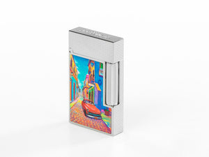 S.T. Dupont Ligne 2 Havana Lighter, Platinum, C16389