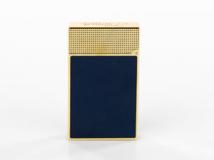 S.T. Dupont Ligne 2 Cling Lighter, Lacquer, Gold trim, Blue, C16457