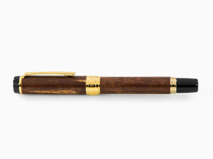 Sailor Precious Wood Kabazaiku Fountain Pen, Cherry Wood, 24K Gold