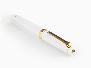 Sailor Professional Gear Slim Gold Fountain Pen, White, 11-1221-410