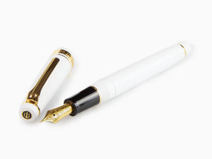 Sailor Professional Gear Slim Gold Fountain Pen, White, 11-1221-410