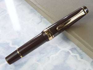 Sailor Pro Gear Slim Mini Sapporo Puff Brown Fountain Pen, 11-1503-380