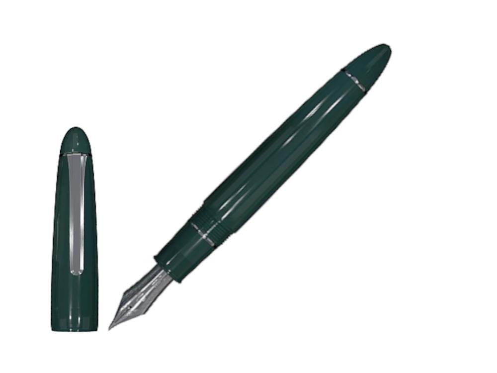 Sailor 1911 Ringless Large Kyoto Garden Koke, Green,11-3900-460