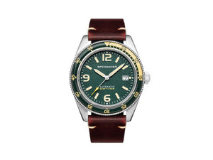 Spinnaker Fleuss Lagoon Green Automatic Watch, Green, 43 mm, 15 atm, SP-5055-0C