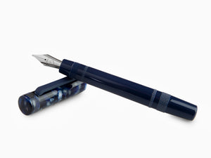 Tibaldi Perfecta Stonewash Blue Fountain Pen, Resin, Blue, PFC-781-FP