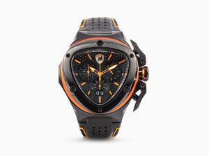 Tonino Lamborghini Spyder X Orange Quartz Watch, 53 mm, Chronograph, T9XB