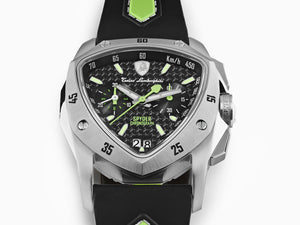 Tonino Lamborghini New Spyder Green Quartz Watch, 43 mm, Chronograph, TLF-A13-3