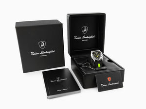 Tonino Lamborghini New Spyder Green Quartz Watch, 43 mm, Chronograph, TLF-A13-3