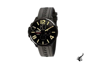 U-Boat Capsoil Chrono DLC Quartz Watch, Stainless Steel, PVD, Black, 45 mm, 8109