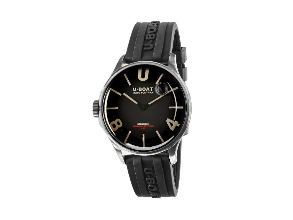 U-Boat Capsoil Darkmoon Quartz Watch, Stainless Steel, 40 mm, Black, 9018