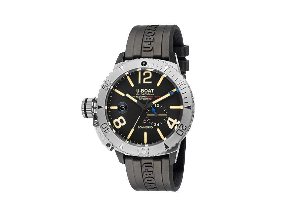 U-Boat Classico Sommerso Automatic Watch, Black, 46 mm, 30 atm, 9007/A