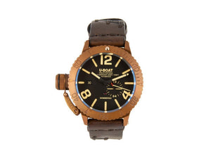 U-Boat Classico Sommerso Automatic Watch, Bronze, Black, 46 mm, 8486