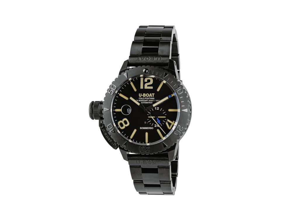 U-Boat Classico Somersso DLC Bracelet Automatic Watch, 46 mm, 9015/MT