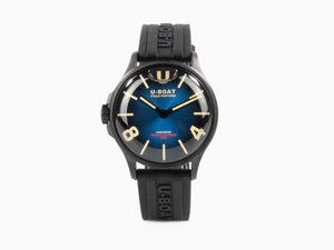 U-Boat Capsoil Darkmoon Quartz Watch, Stainless Steel, PVD, 40 mm, Blue, 9020