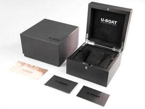 U-Boat Classico U-47 Dark Soul Automatic Watch, 47 mm, Leather strap, 9160