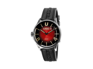 U-Boat Capsoil Quartz Watch Darkmoon Soleil Red SS, 40mm, 9500