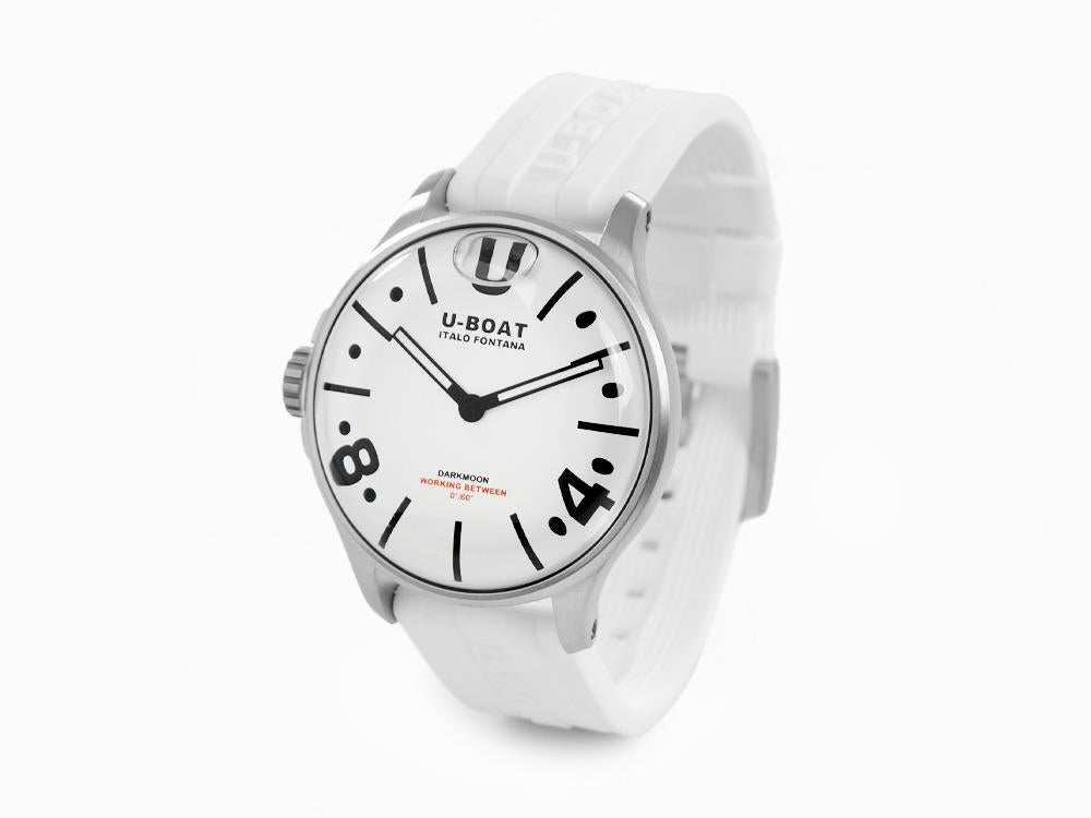 U-Boat Capsoil Darkmoon White Curve Quartz Watch, IPB, 44 mm