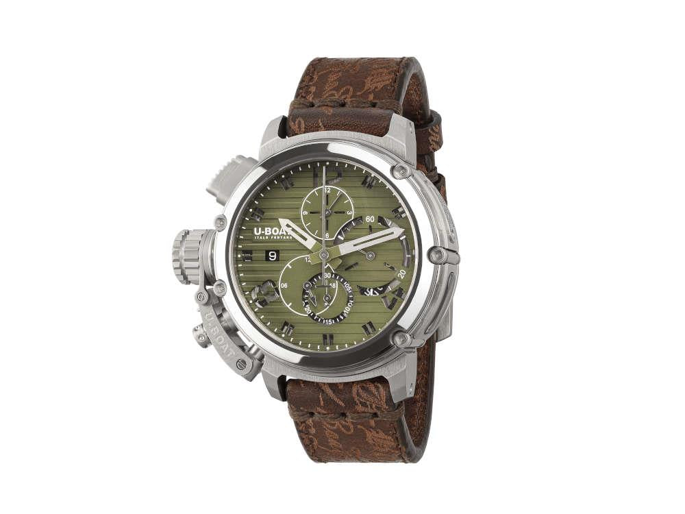 U-Boat Chimera Chrono Automatic Watch, Green, 46 mm, Limited Edition, 9591