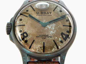 U-Boat Capsoil Darkmoon Unico Quartz Watch, Stainless Steel, PVD, 44 mm, 9600