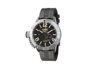 U-Boat Sommerso Damascus Automatic Watch, Black, 46 mm, Rubber strap, 9999