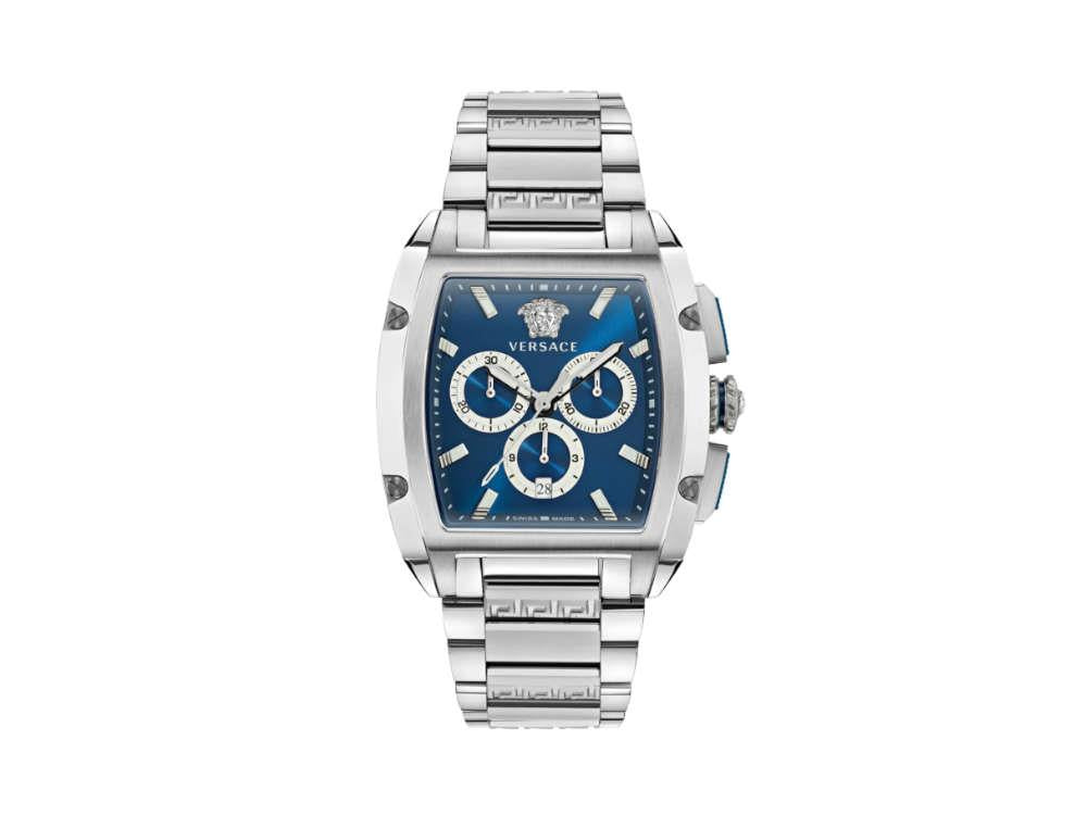 Versace Dominus Quartz Watch, Blue, 42 x 49.50 mm, Sapphire Crystal, VE6H00423