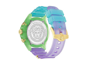 Versace Icon Active Chrono Quartz Watch, Polycarbonate, 44 mm, VE8P00524