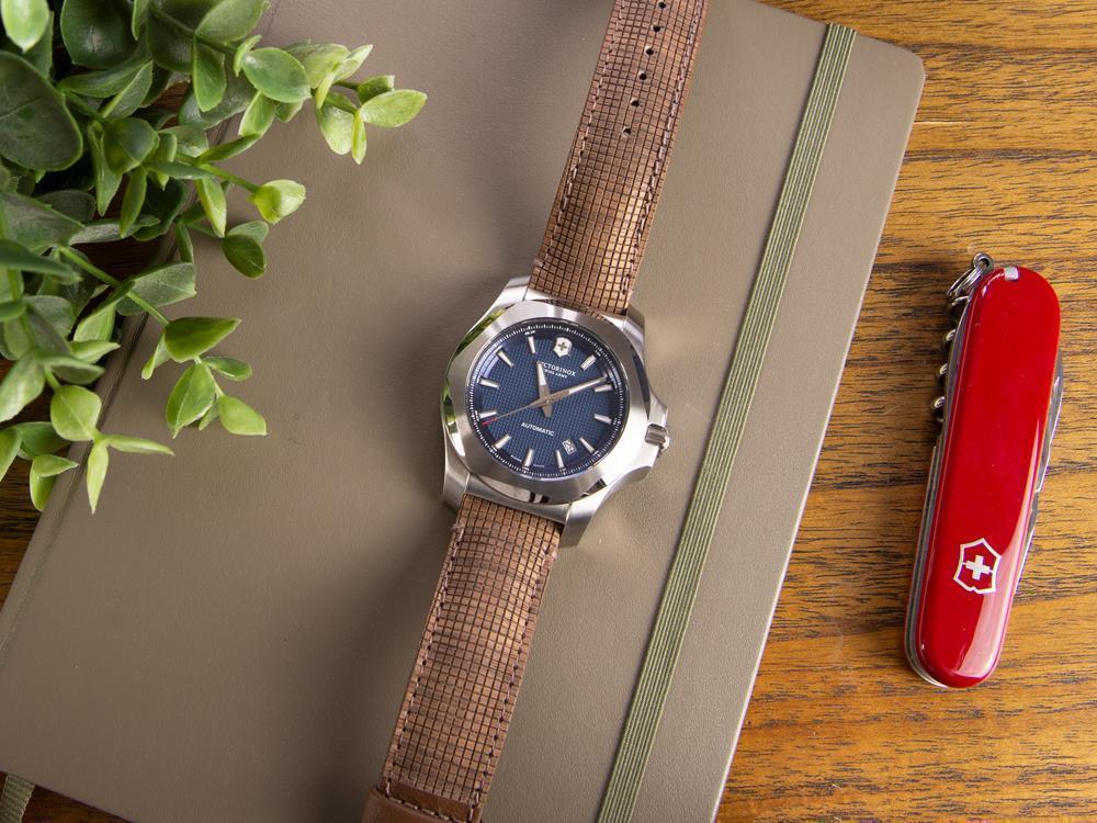 Victorinox I.N.O.X. Automatic Watch, Steel, Blue, 43 mm, 20 atm 