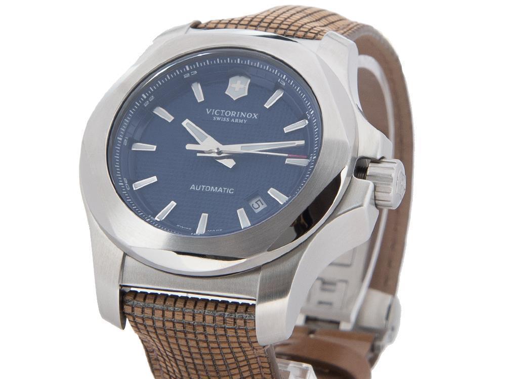 Victorinox I.N.O.X. Automatic Watch, Steel, Blue, 43 mm, 20 atm 