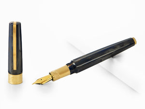 Visconti Mirage Mythos Zeus Fountain Pen, Blue, Gold plated, KP07-09-FP