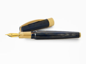 Visconti Mirage Mythos Zeus Fountain Pen, Blue, Gold plated, KP07-09-FP