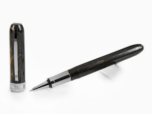 Visconti Rembrandt-S Black Rollerball pen, Resin, Ruthenium trim, KP10-27-RB