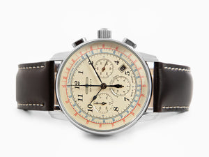 Zeppelin LZ126 Los Angeles Automatic Watch, Beige, 42 mm, Chronograph, 7624-5