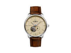 Zeppelin LZ 120 Bodensee Automatic Watch, Beige, 40cm, Leather 