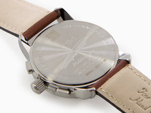 Zeppelin Méditerranée Chrono Quartz Watch, Beige, 40 mm, Day, 9670-5