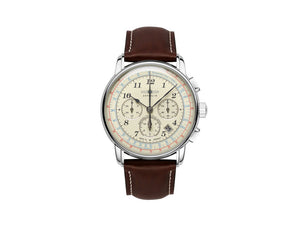 Zeppelin LZ126 Los Angeles Automatic Watch, Beige, 42 mm, Chronograph, 7624-5