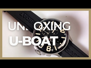 U-Boat Capsoil Chrono Quartz Watch, Titanium, 45 mm, Limited Edition, 8897