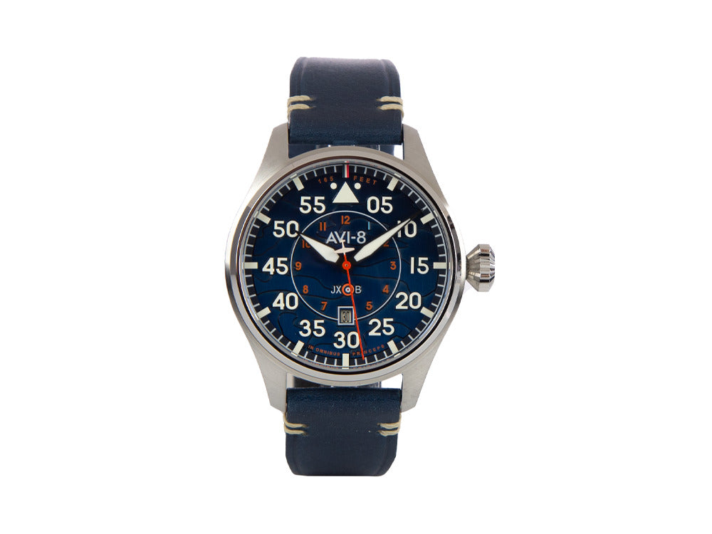 AVI 8 Hawker Hurricane Clowes Acklington Automatic Watch Blue