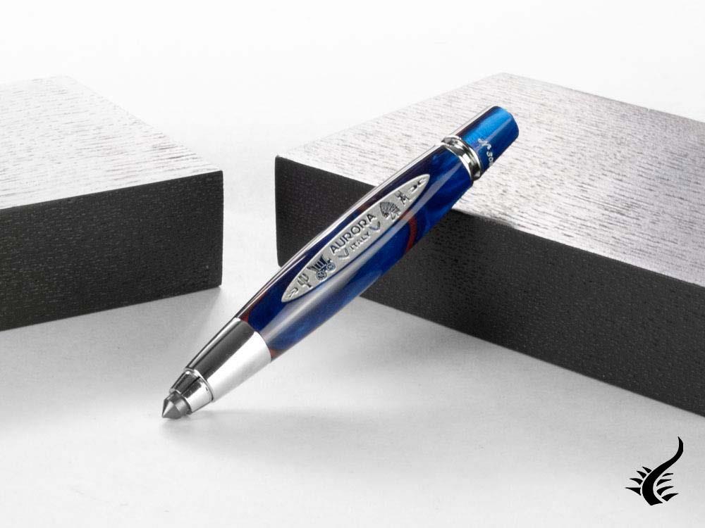 Aurora America Sketch pen, Limited Edition, Marbled resin, Chrome trims