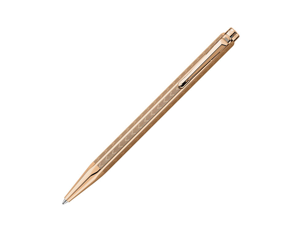 Caran d´Ache Ecridor Chevron Ballpoint pen, PVD Gold, Gold, 898.208