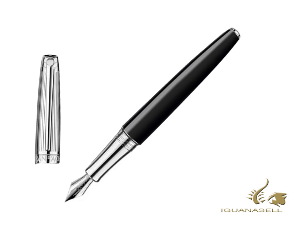 Caran d´Ache Léman Bicolor Black Fountain Pen, Lacquer, Black, 4799.289