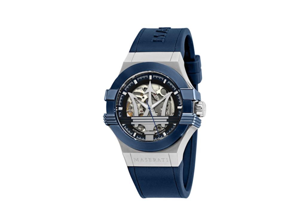 Maserati Potenza Automatic Watch, Blue, 40 mm, Sapphire Crystal, R8821108035